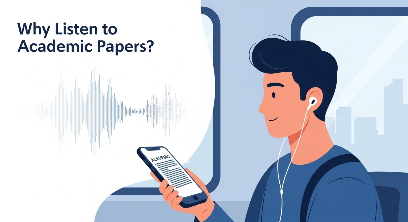 Why listen to academic papers